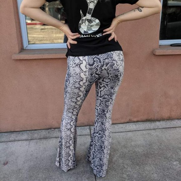 Snake Bell Bottoms - Serpent Dolls Kill - Picture 4 of 5